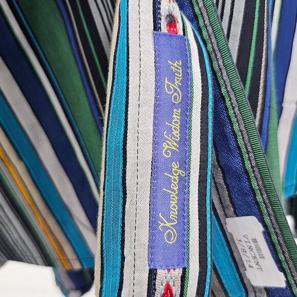 Robert Graham 4XL Classic Fit Green Stripe Contrasting Cuff Button Front… - Picture 5 of 8